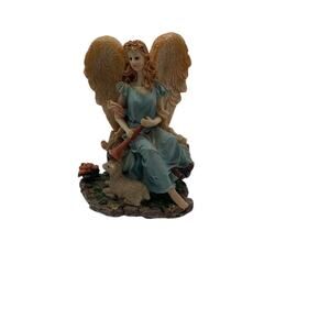 Angel Figurine 6" Hand-Painted